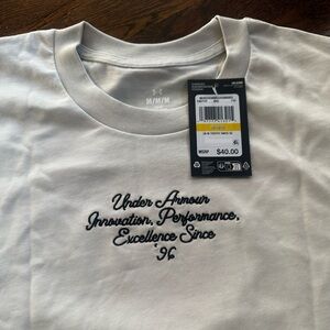 NWT Men's Under Armour Trophy Heavyweight Oversized Short Sleeve / Color : White